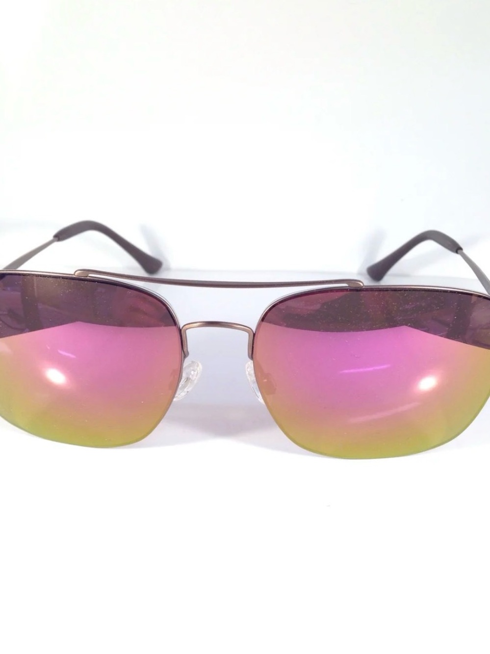 Maui Jim Lava Tube Titanium Aviator Polarized Sunglasses - Picture 4 of 5